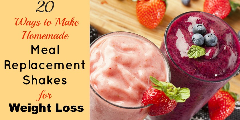 Meal replacement shakes for weight loss